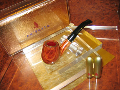 China Ruyan E-Pipe (Red root wooden)